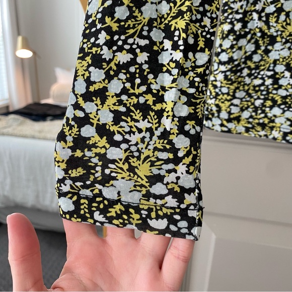 Jcrew Tissue Turtleneck with Floral Print - Picture 2 of 3